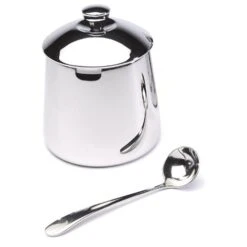 Frieling 0106 Mirror Finish 10 Ounce Sugar Bowl With Spoon