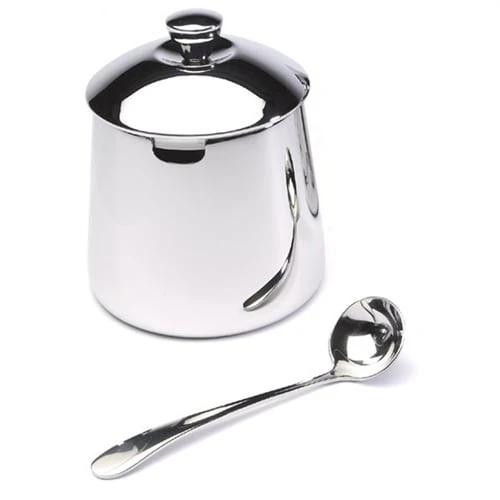 Frieling 0106 Mirror Finish 10 Ounce Sugar Bowl With Spoon