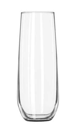 Libbey 228 Stemless 8.5 Ounce Flute Glass - 12 / CS
