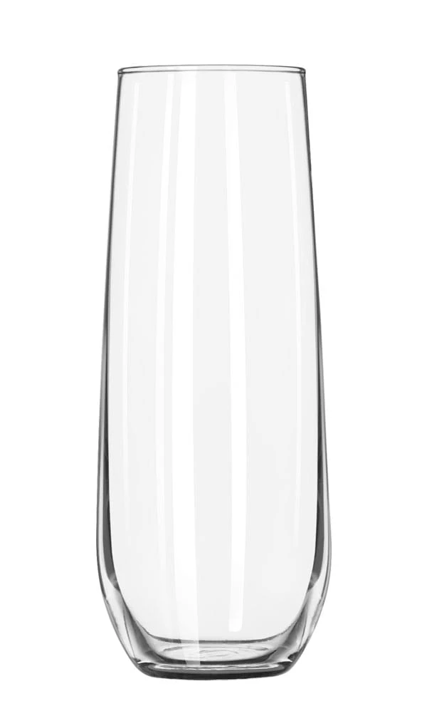 Libbey 228 Stemless 8.5 Ounce Flute Glass - 12 / CS