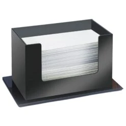 Cal-Mil 952 Black 10" X 5.5" X 6" Paper Towel Holder