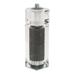 American Metalcraft CPM62 Acrylic 6.5" Combo Salt / Pepper Shaker