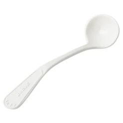 Bon Chef 9121 WHITE Sandstone 1 Oz. Lite Ranch Salad Dressing Ladle