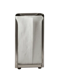 CARLISLE San Jamar H900X Satin Stainless Tallfold Tabletop Napkin Dispenser