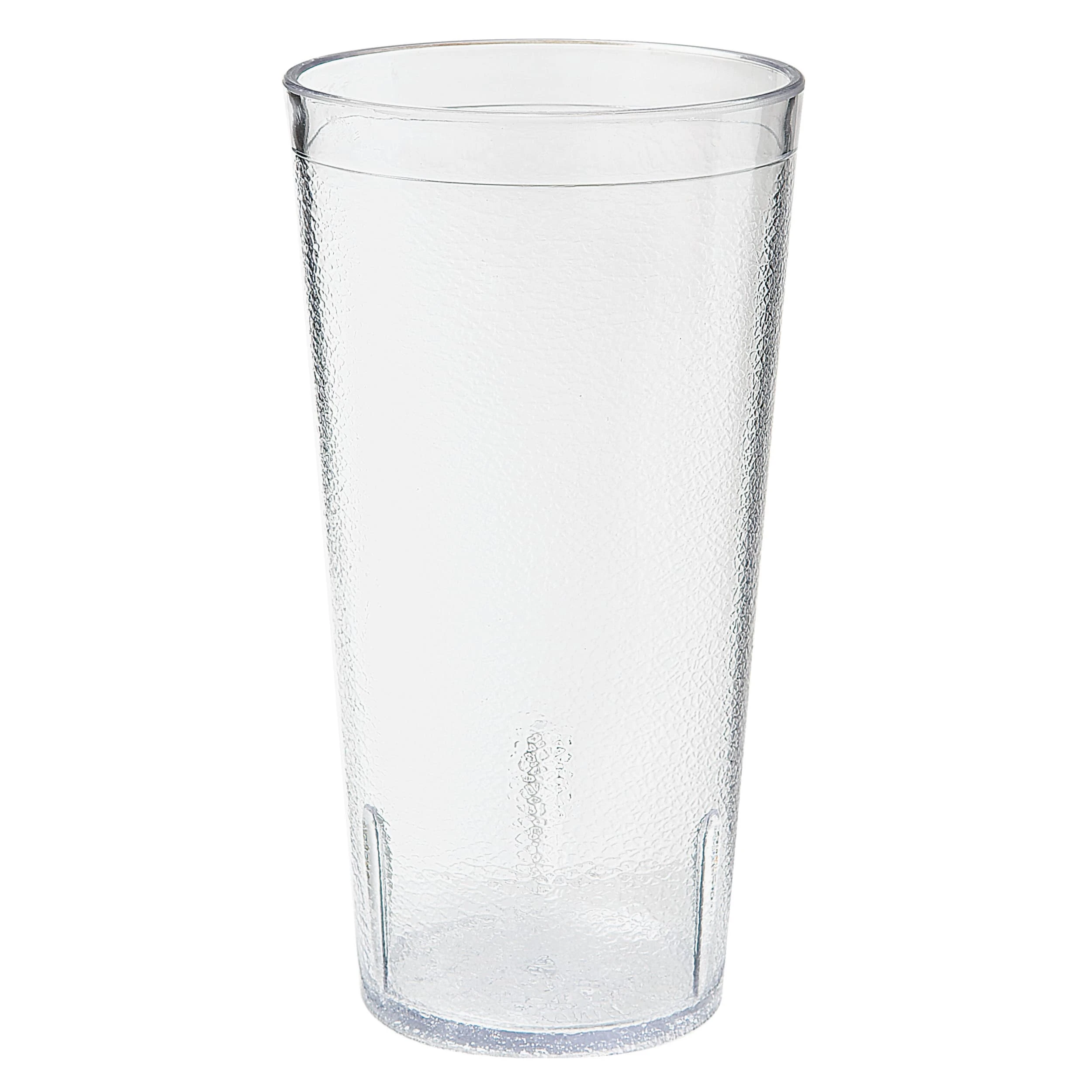 G.E.T. 6620-1-CL Textured Clear 20 Oz. Tumbler - 72 / CS