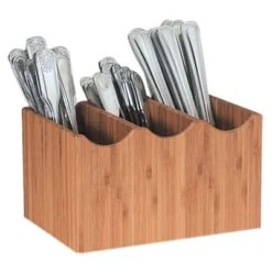 Cal-Mil 1244 Bamboo Utensil Holder