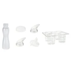 G.E.T. SDB-32-PC-SET Polycarbonate 32 Oz. Salad Dressing Bottles - Set