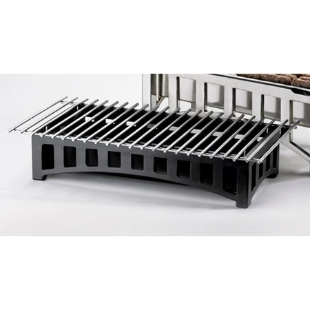 Cal-Mil 1364-22-13 Mission Black 19.75 X 10 X 4" Cook N Serve Riser