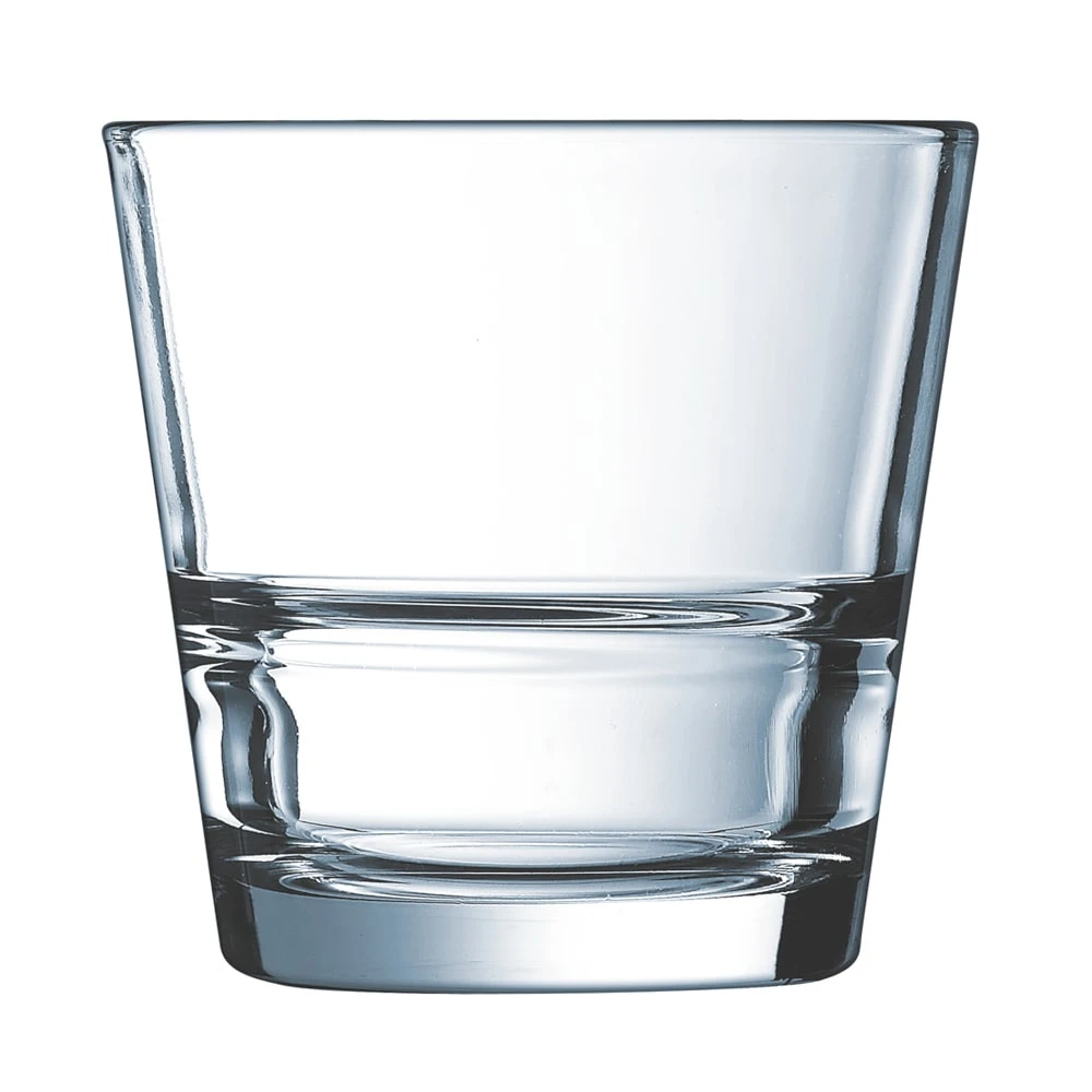 Arcoroc H3858 Stack Up 7 Oz. Rocks Glass - 12 / CS