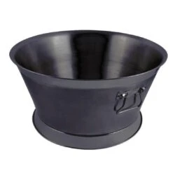 Bon Chef 61283-NERO Double Wall Round Beverage Tub