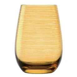 Stolzle S3527312T Twister Amber Swirl 16.5 Ounce Glass - 24 / CS