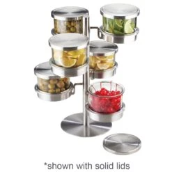 Cal-Mil 1858-5-55HL Mixology 32 Ounce Jar Set With Hinged Lid