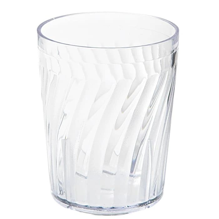 G.E.T. 2206-1-CL Tahiti Clear SAN Plastic 6 Oz. Tumbler - Dozen