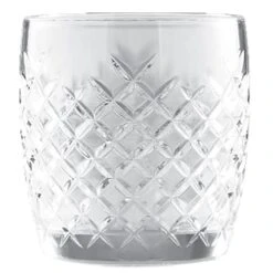 Anchor Hocking 13398FS Cross-Hatch 10 Ounce Glass - 12 / CS