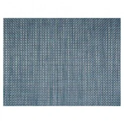 FOH XPM077DBV83 Indigo 16 X 12" Basketweave Placemat - Dozen