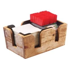 Cal-Mil 3499-99 Madera 3-Section 10.75 X 7" Bar Organizer