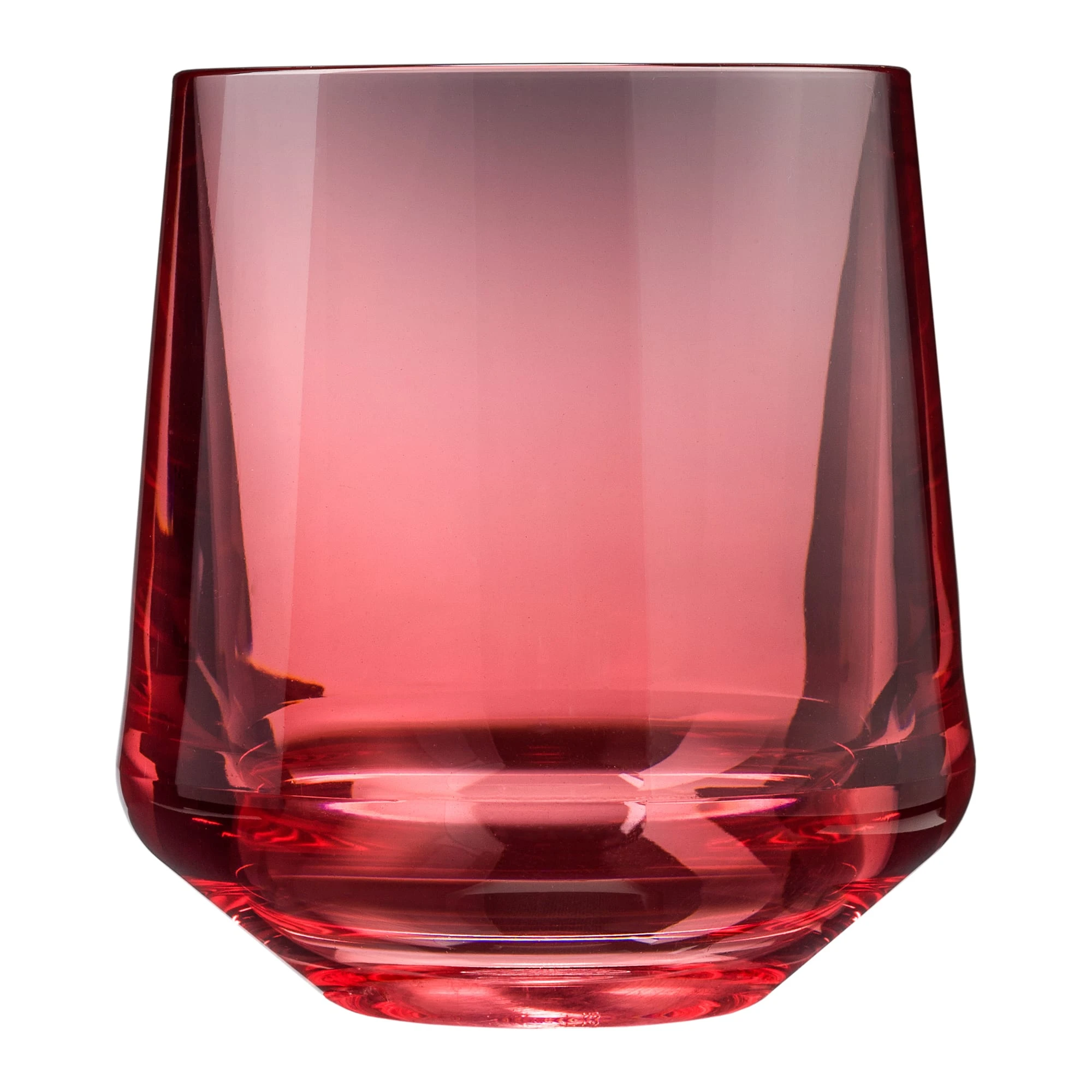 Steelite 7044DR011 Summit Red 12 Ounce Wine Tumbler - 24 / CS