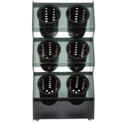 Vollrath FWVH-3X2B 6-Compartment Vertical Flatware Holder