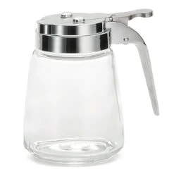 TableCraft 1371CP Glass 12 Ounce Syrup Dispenser - 12 / CS