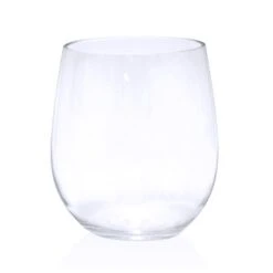 FOH AWI004CLT23 Drinkwise Resin Stemless 15 Oz. Wine Glass - 12 / CS