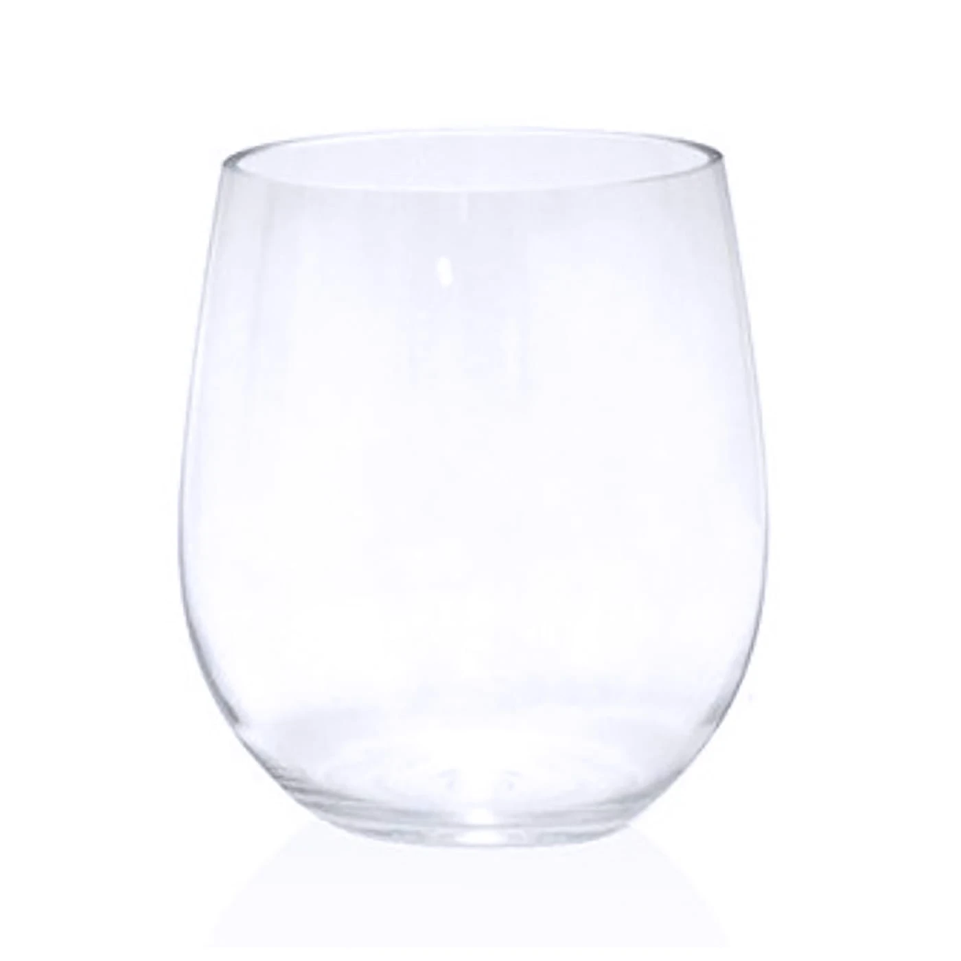 FOH AWI004CLT23 Drinkwise Resin Stemless 15 Oz. Wine Glass - 12 / CS