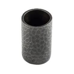 TableCraft 10739 Black Crackle 1-7/8"D Sugar Tube Holder