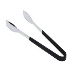 G.E.T. BSRIM-71-BK S/S High-Temp 12" Serving Tongs