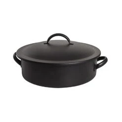 D.W. Haber DW04CWG8BK HomeStyle S/S Black 4 Quart Round Chafer