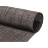 FOH XPM093GYV83 Urban Charcoal 16" X 12" Metroweave Placemat - 12 / CS