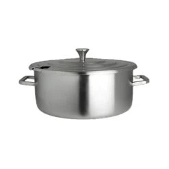 Steelite 7352MW304 Creations S/S Round 5.5 Quart Homestyle Chafer