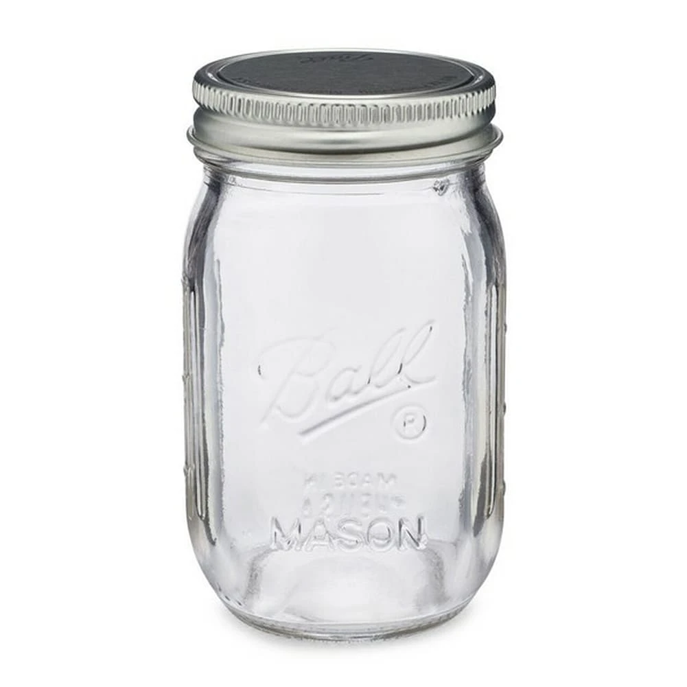 Berlin Packaging 6793B01 Clear 4 Ounce Ball Glass Mason Jar - 24 / CS