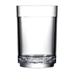 Drinique ELT-PT-CLR-24 Tritan 16 Ounce Stackable Pint Glass - 24 / CS