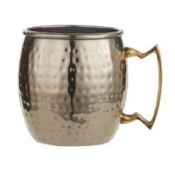 American Metalcraft GM16H Gold Hammered 16 Ounce Moscow Mule Mug