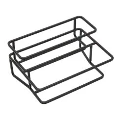 American Metalcraft BTS2 Black Iron 2 Tier Condiment Stand