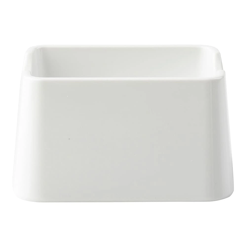 TableCraft 10420 Sierra White Melamine Sugar Packet Holder - 12 / CS