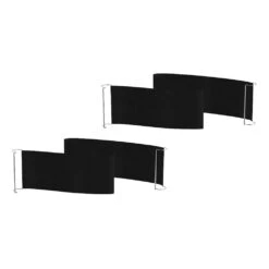 Steelite MGSQCOPV1601 Black Large Classic Quick Cover - 2 / ST