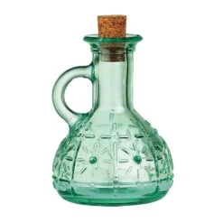 Bormioli Rocco 49125Q831 Green 7 Ounce Oil Cruet Bottle - Dozen
