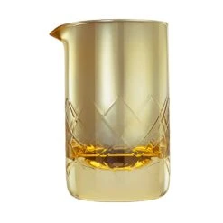 Mercer Culinary M37177GD Barfly Yellow/Silver 17 Ounce Mixing Glass