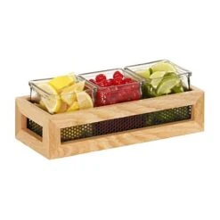 Cal-Mil 22902-3-115 Camden 12.75 X 5" Condiment Organizer