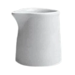 Hall China HL376122ABWA Wht 2 Oz. Tankard Creamer W/o Handle - 72 / CS