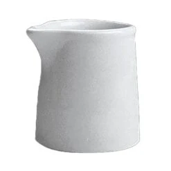 Hall China HL376122AWHA White 2 Ounce Tankard Creamer - 72 / CS