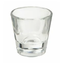 G.E.T. SW-1425-1-CL Clear SAN Roc N Roll 1 Ounce Shot Glass - Dozen