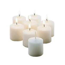 Hollowick FWV10W-288 White 10 Hr Food Warmer Votive Candle - 288 / CS