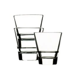 Hospitality Glass HGU53070-012 V-Stack 9.5 Ounce Rocks Glass - 12 / CS