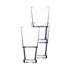 Hospitality Glass HUF082-012 Club Stack 12 Oz. Hi Ball Glass - 12 / CS