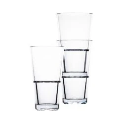 Hospitality Glass HUF084-012 Club Stack 16 Oz. Cooler Glass - 12 / CS