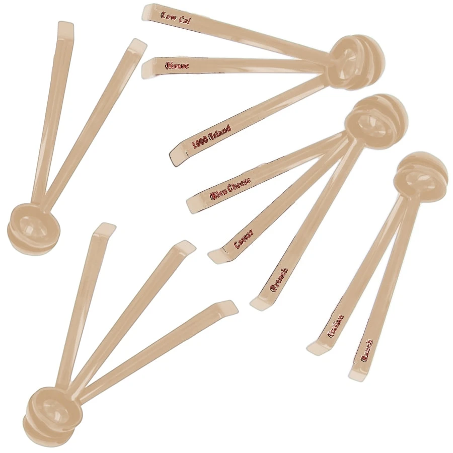 Cambro LD105A133 Camwear Beige (12) 1 Oz Assorted Ladles - 12 / CS