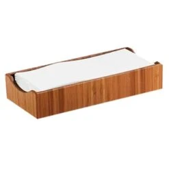 Cal-Mil 1234 Bamboo 9.5 X 4.75" Condiment / Napkin Holder